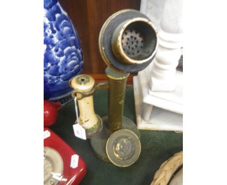 A VINTAGE "CANDLESTICK" TYPE TELEPHONE