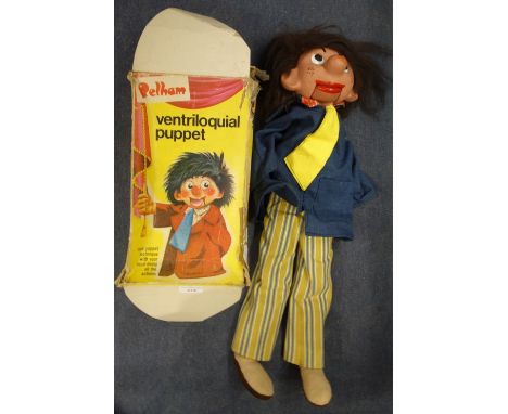 PELHAM; A VINTAGE VENTRILOQUIAL PUPPET with original box