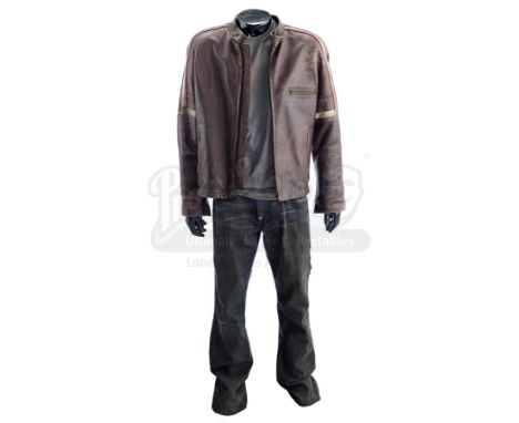 Ray Ferrier's harness costume from the sci-fi horror film War of the Worlds. Ferrier wore his costume throughout the film, an
