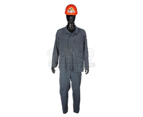 A dinosaur handler costume from Steven Spielberg's Academy Award -winning action-adventure Jurassic Park. Dinosaur handlers w