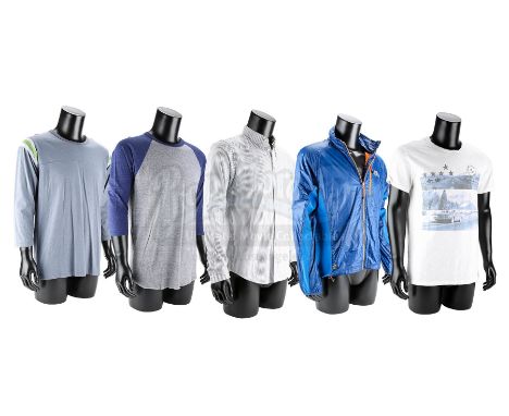Caleb's (Domhnall Gleeson) costume set from Alex Garland's sci-fi thriller Ex-Machina. Caleb wore various costume components 