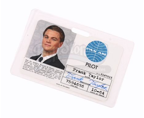Frank Abagnale Jr.'s (Leonardo DiCaprio) Pan Am ID from Steven Spielberg's biographical crime caper Catch Me If You Can. Fran
