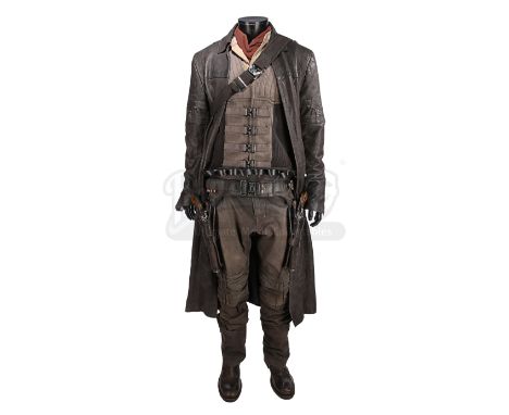 Roland's (Idris Elba) costume, revolvers and rig from Nikolaj Arcel's adaptation of Stephen King's novel The Dark Tower. The 