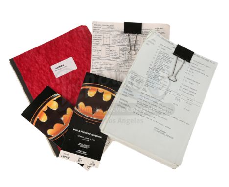 A production-used final shooting script, complete set of daily call sheets, complete set of daily production reports, and a w