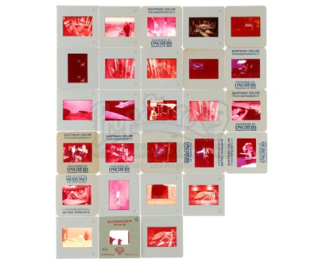 Visual effects reference 35mm transparencies from the production of George Lucas' Star Wars: A New Hope. These 27 Eastman and