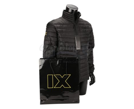 A crew jacket, gift bag and thank-you note from J.J. Abrams' Star Wars: The Rise of Skywalker. The black Tee Jays puffer jack