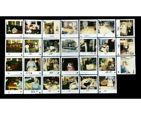 Continuity polaroids featuring Robin Williams from the production of Chris Columbus' family comedy Mrs. Doubtfire. A divorced