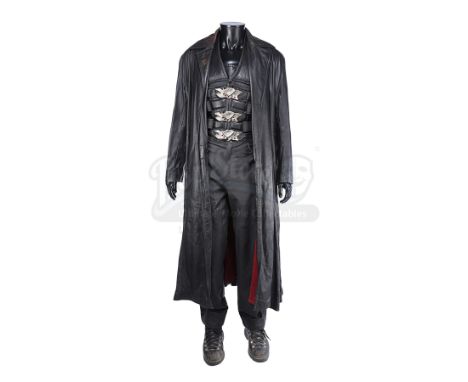 Blade's (Wesley Snipes) costume from Guillermo del Toro's vampire action-thriller sequel Blade II. Blade wore his costume for