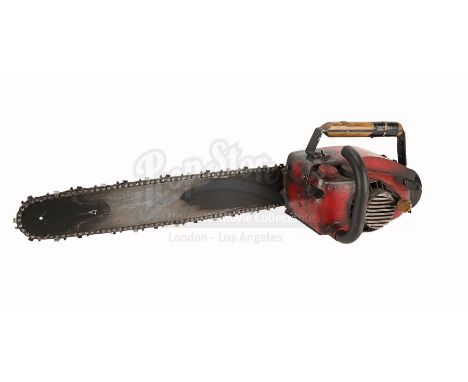Ash's (Bruce Campbell) hero chainsaw from horror-comedy TV show Ash vs Evil Dead. Ash wielded his chainsaw throughout the ser