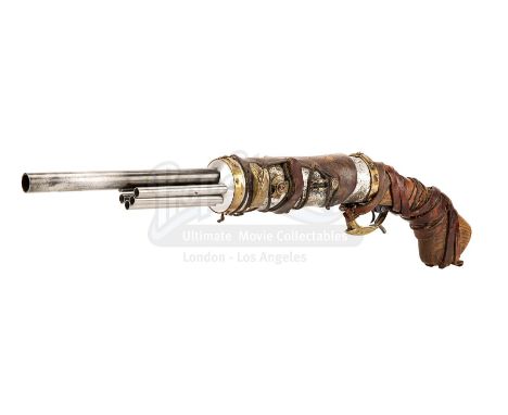 A hero Thark pistol from Andrew Stanton's sci-fi adventure John Carter. The pistol screen matches to early scenes in which Jo