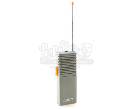 An Archer Space Patrol walkie-talkie from Robert Zemeckis' sci-fi adventure sequels Back to the Future Part II and Back to th