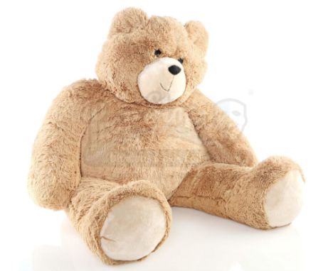 Guardian's (Arnold Schwarzenegger) teddy bear with head damage from Alan Taylor's sci-fi action sequel Terminator Genisys. Gu