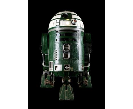 A light-up remote control R2-X2 droid from Ron Howard's Solo: A Star Wars Story. R2-X2 was present in the control room of the