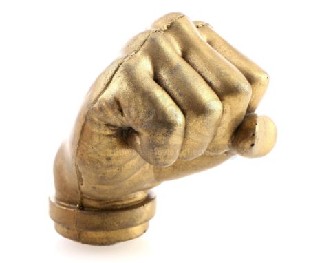 Biff Tannen's (Thomas F. Wilson) stunt cane knocker from Robert Zemeckis' sci-fi adventure sequel Back to the Future Part II.