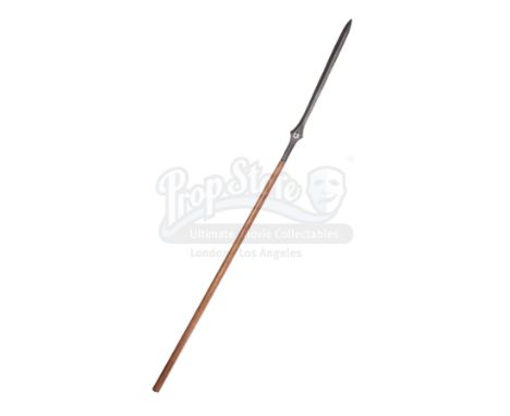 A Gondorian soldier spear from Peter Jackson's adaptation of J.R.R. Tolkien's fantasy epic The Lord of the Rings: The Return 