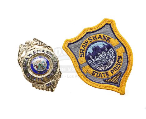 Captain Hadley's (Clancy Brown) badge and embroidered patch from Frank Darabont's Academy Award-nominated prison drama The Sh