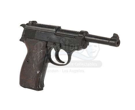 Colonel Hans Landa's (Christoph Waltz) Walther P38 pistol from Quentin Tarantino's black comedy war film Inglourious Basterds