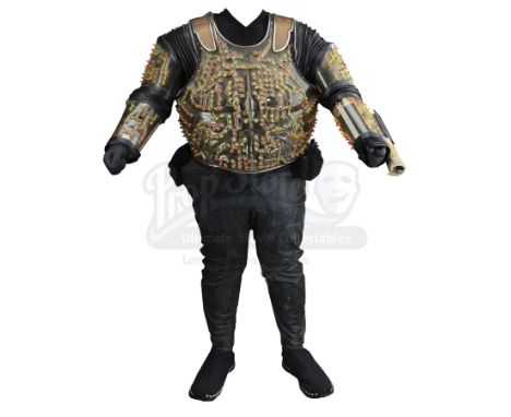 Dynamo's (Erland Van Lidth) stalker costume from Paul Michael Glaser's sci-fi action thriller The Running Man. One of the mos