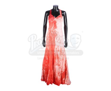 Carrie White's (ChloÃƒÂ« Grace Moretz) bloody prom dress from Kimberly Pierce's horror remake Carrie (2013). Carrie wore her 