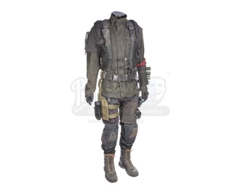 John Connor's (Christian Bale) final battle costume from McG's sci-fi action sequel Terminator Salvation. Connor wore his cos