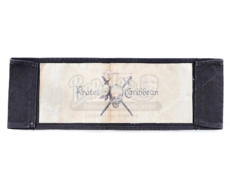 A cast chair back from the production of Gore Verbinski's action adventure Pirates of the Caribbean: The Curse of the Black P