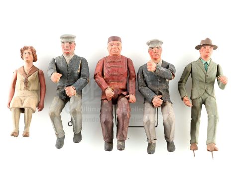 Five hand-made puppets and three promotional photographs from Ernest B. Schoedsack's adventure sequel The Son of Kong. These 