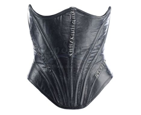 Catwoman's (Michelle Pfeiffer) cowl and costume components from Tim Burton's superhero sequel Batman Returns. Having survived