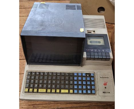 Sharp MZ-80K personal computer with a built in cassette recorder. A multi-functional personal computer which Sharp began to m
