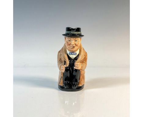 Black hat; brown overcoat; black-green suit. Men of HistoryArtist: Harry FentonIssued: 1940Dimensions: 5.5"HManufacturer: Roy