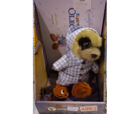 Compare The Market limited edition Sleepy Oleg soft toy. P&amp;P Group 1 (£14+VAT for the first lot and £1+VAT for subsequent