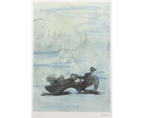 Henry Moore (1898-1986)
Homage to Sacheverell Sitwell, 1979
2/20, signed and numbered in pencil (in the margin)
lithograph
29