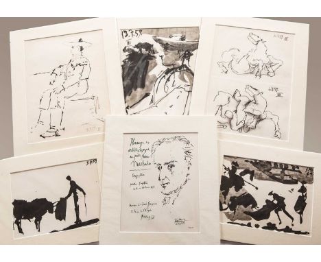 Pablo Picasso (1881-1973)
Ten prints
various mediums - bookplates, etchings, and lithographs (10).