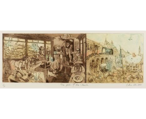 Chris Orr (b.1943)
The Power of the Church, 2000
1/30, signed, dated, titled, and numbered in pencil (in the margin)
etching 