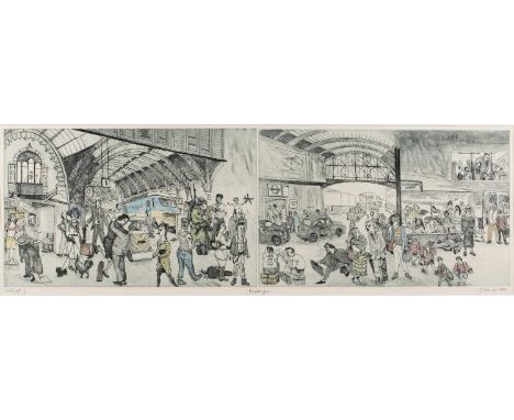 Chris Orr (b.1943)
Paddington, 1986
artist's proof, signed, dated, and titled in pencil (in the margin)
etching and aquatint
