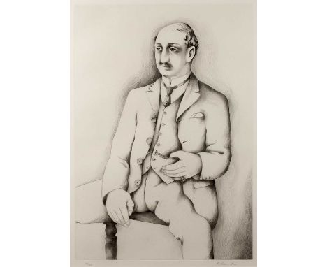 Richard Hamilton (1922-2011)
Leopold Bloom, 1983
116/120, signed and numbered in pencil (in the margin)
etching
57 x 40cm.Goo