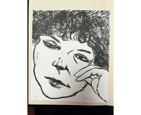 Anne Atik (1932-2021)
Offshore, 1991
with signed lithographs by Avigdor Arikha and R. B. Kitaj
published by Enthimaron Press,
