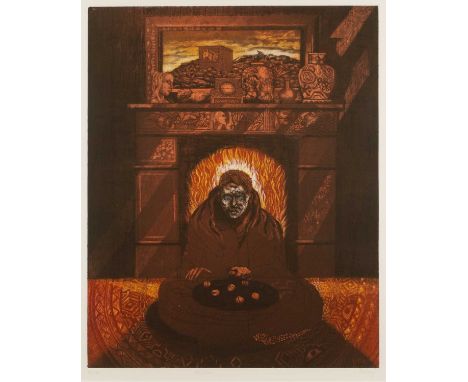 Mick Rooney (b.1944)
Winter
3/100, signed, titled, and numbered in pencil (in the margin)
etching and aquatint
64 x 51cm.