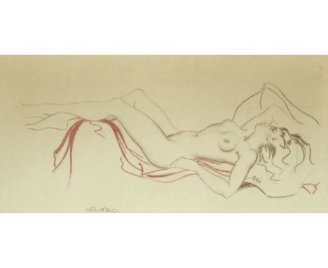 Sir William Russell Flint, RA, PRWS (1880-1969)Reclining nudesigned 'WRussellFlint' (lower left) coloured chalks&nbsp;&nbsp;2