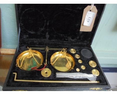 As new boxed set of metal letter scales and weights (to 2002)