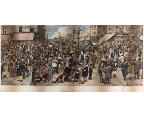 After Lydia Dreams (Walter H Lambert) (1869-1949)'Popularity', hand-coloured photogravure depicting prominent Music Hall Arti