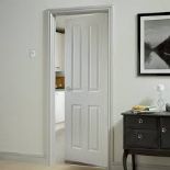 PALLET TO CONTAIN 10 X U11943 Atherton 4 Panel Smooth Door. Undercoated/primed. White intumescent
