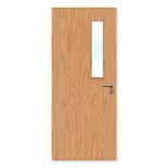 PALLET TO CONTAIN 15 X Q96576 Internal Ply fire door. Offset 150mm top and side margin Pyroshield2