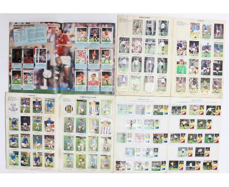 Football Memorabilia: A collection of four football sticker albums to include: The Wonderful World of Soccer Stars 1971/72 (i