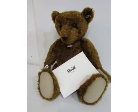 STEIFF BEAR, Will the Auction Bear, mohair, no 681318, 65cm height, with COA