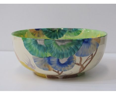 CLARICE CLIFF, "Viscaria" pattern, 21cm diameter bowl 281 - small glaze flaw and small area of rubbing to rimMinute fleck of 