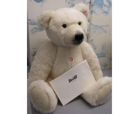STEIFF BEAR, Polar ted - (alpaca),no 036514, 64cm height, with box and COA