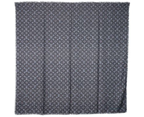 LOUIS VUITTON Schal "MP2492 - LV POP", Koll.: F/W 2019. LIMITED EDITION. 60% Seide und 40% Wolle. Monogram und Damier Design 