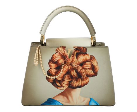 LOUIS VUITTON Henkeltasche "ARTYCAPUCINES", Koll.: 2023. COLLECTOR'S PIECE. RARITY. LIMITED EDITION 154/200 by Ewa Juszkiewic