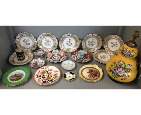 Large box of C20th Chinese, Japanese porcelain etc 