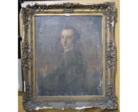 SCOTTISH SCHOOL (18TH CENTURY) Portrait of a nobleman, half length, oil on canvas, 75 x 61cm Condition Report: Available upon